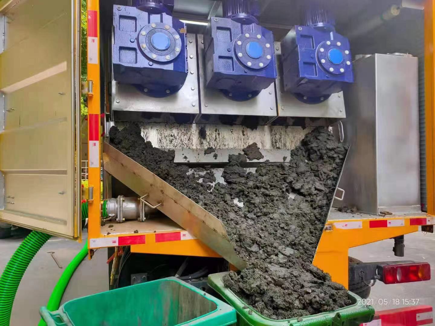 民乐化粪池清掏城市维护站-泥浆净化干湿分离处理